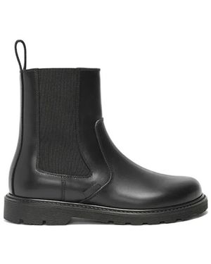 Loewe Leather Blaze Chelsea Boots - Black