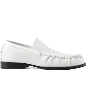 Dries Van Noten Round-Toe Loafers - White