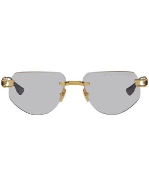 Dita Eyewear Cat's Eye Rimless Sunglasses - White