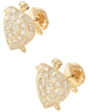 Yvonne Léon Golden Turtle Earrings - Metallic