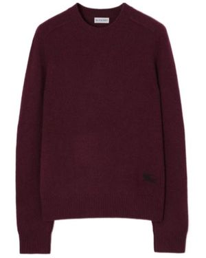 Burberry Cashmere Sweater - Purple