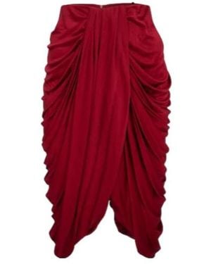 Isabel Marant Dotina Jersey Skirt - Red