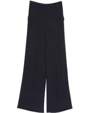forte_forte Casual Pants With Side Pockets - Blue