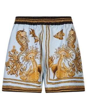 La DoubleJ Elastic Waist Shorts - Multicolour