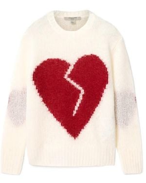 AllSaints Luvheart Knitted Jumper - Red