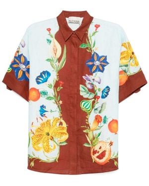 ALÉMAIS Short-Sleeved Shirt - Orange