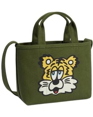 KENZO Verdy Market Reversible Small Tote Bag - Green