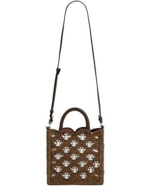 Rabanne 1969 Disc-Embellished Cross Body Bag - Metallic