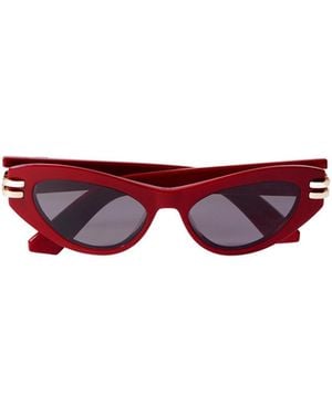 Dior Logo Sunglasses - Red