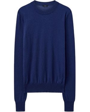 JOSEPH Cashair Round Neck Sweater - Blue