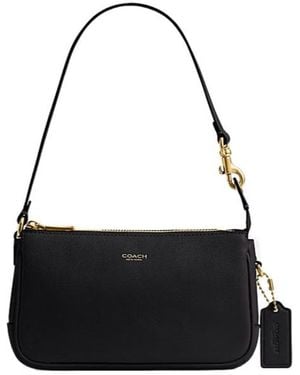 COACH Plaza 18 Shoulder Bag - Black