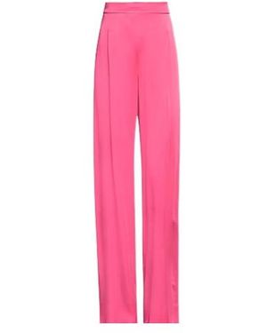 Max Mara Loose Satin Trousers - Pink