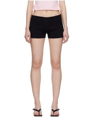 Vetements Baby Pleated Shorts - Black