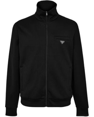 Prada Logo Zip Jacket - Black
