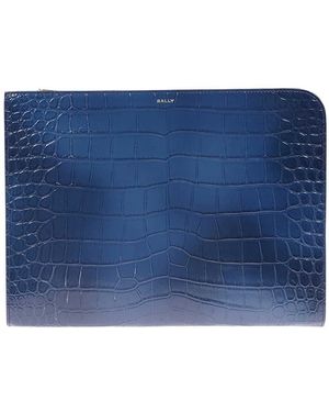 Bally Logo Handbag - Blue