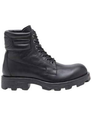 DIESEL D-Hammer Lace-Up Boots - Black
