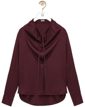 Loewe Long-Sleeved Shirt - Purple