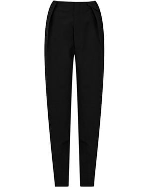 Bottega Veneta Waisted Slim Tapered Pants - Black