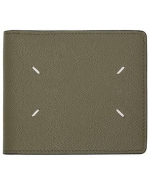 Maison Margiela Four-Stitch Bi-Fold Wallet - Green