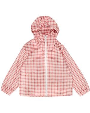 Jil Sander Checked Zip-Up Jacket - Pink