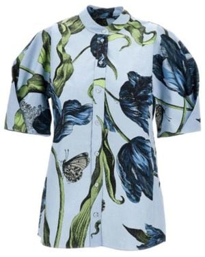 Erdem Short-Sleeved Shirt - Blue
