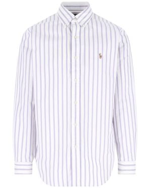 Polo Ralph Lauren Buttoned Striped Shirt - White