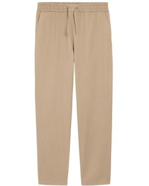 Ami Paris Ami Elasticated Waist Trousers - Natural