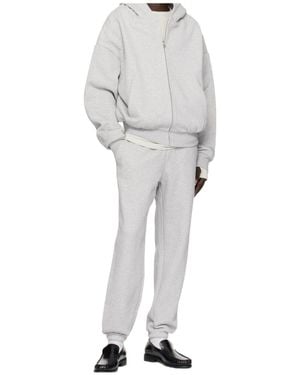 Entire studios Zip-Up Hooded Sweatshirt - Grey