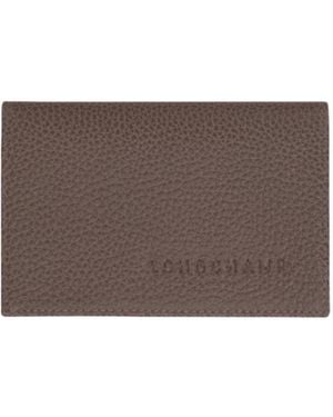 Longchamp Le Foulonné Card Holder - Brown