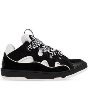 Lanvin Lace-Up Sneakers - Black