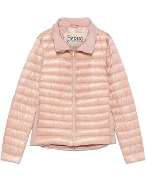 Herno Quilted Puffer Jacket - Pink