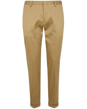 Paul Smith Casual Trousers With Belt Loops - Natural