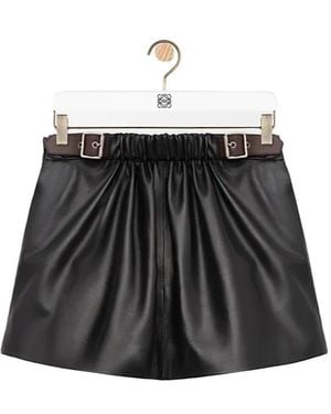 Loewe Belted Skirt - Black