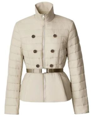 Mackage Serafina Belted Quilted Jacket - Natural