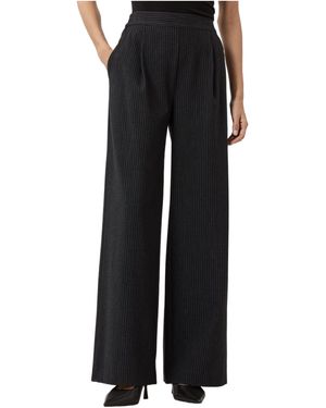 AllSaints Aleida Pinstripe Pants - Black
