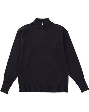 Andersen-Andersen High-Necked Wool Sweater - Blue