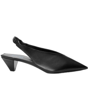 Loewe Origami Cubic Slingback - Black