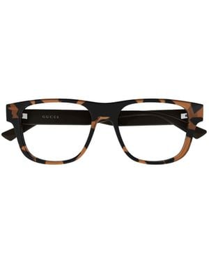 Gucci Eyewear Rectangle Frame Glasses - White