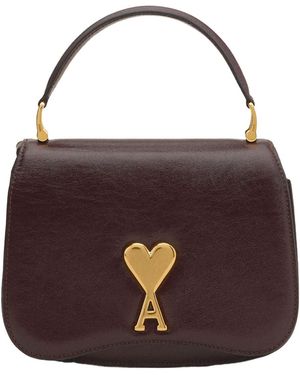 Ami Paris Paris Paris Shoulder Bag - Purple