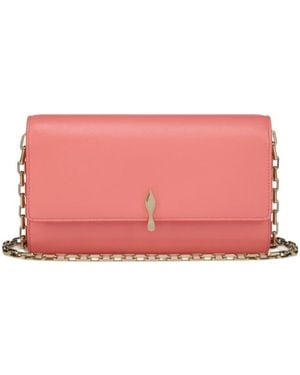 Christian Louboutin Bettina Wallet On Chain - Pink
