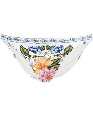 FARM Rio Floral-Print Bikinis - Blue