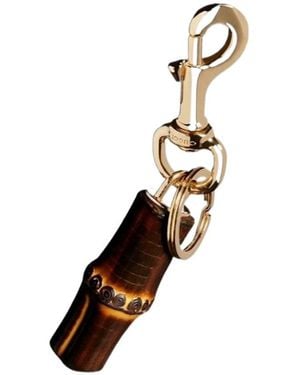 Gucci Bamboo Keychain - Metallic