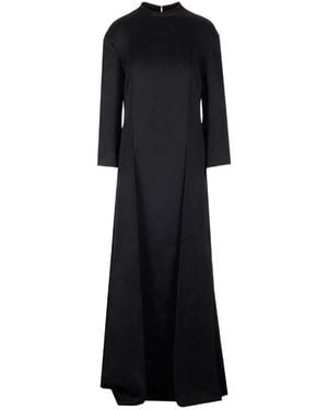 KHAITE The Clete Long Sleeved Dress - Black