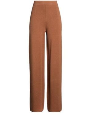 Max Mara Loose Knit Pants - Brown