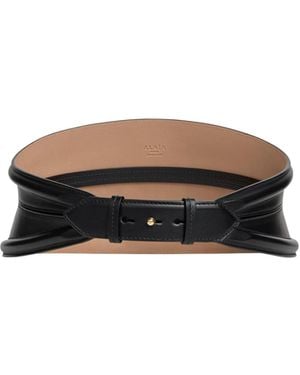 Alaïa Adjustable Waist Belt - White