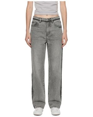Marissa Chiara Belt Loop Jeans - Grey