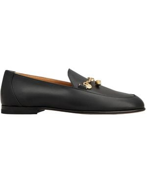 Tod's Chain Detailed Loafers - Black