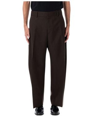 Studio Nicholson Casual Pants With Belt Loops - Black