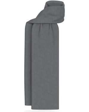Dior Jacquard Scarf - Gray