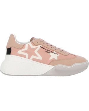 Stella McCartney Loop Paneled Low-Top Sneakers - Pink
